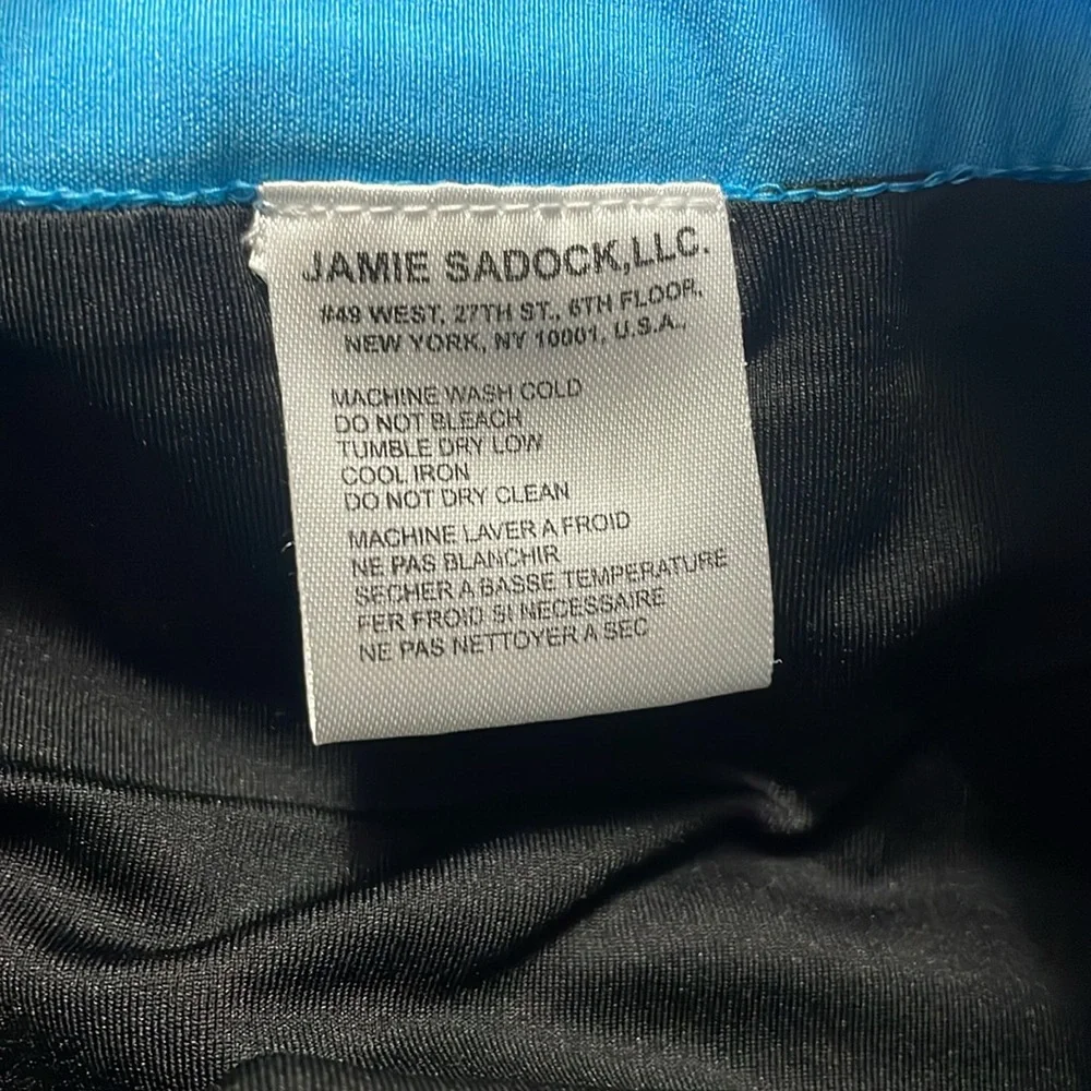 Jamie Sadock Light Blue Golf Skort Skirt Shorts Women's Size 14 Stretch Pockets